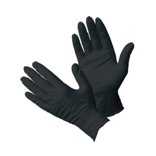 GUANTI ELASTICI NITRILE NERO