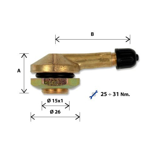 TRUCK TUBELESS VALVE