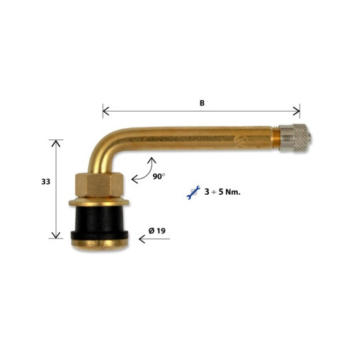 TRUCK TUBELESS VALVE 1443 / 1445 / 1446