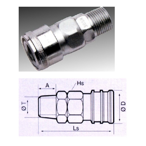 RACCORDO RAPIDO SM