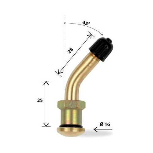 VALVOLA TUBELESS AUTOCARRO 3576