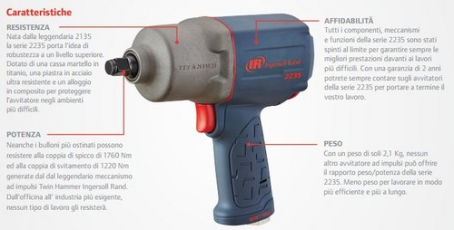 SCREWDRIVER IR 2235 TiMAX FROM 1/2