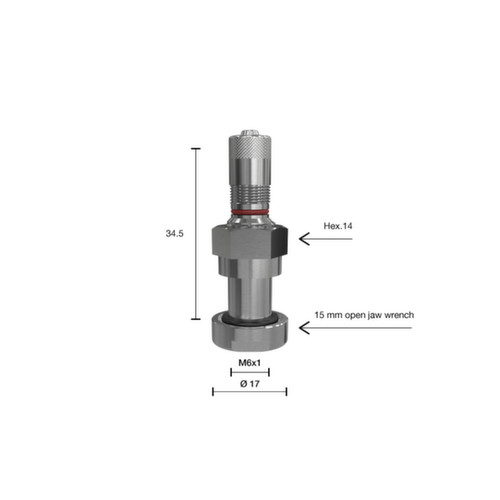 TUBELESS TPMS TPMS VALVE TRUCK 1354