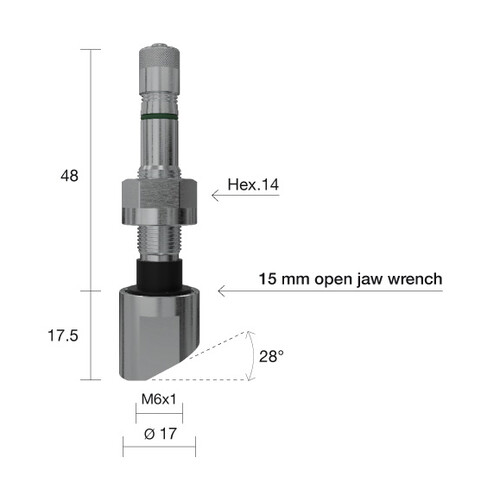 VALVOLA 1313 TPMS ALCOA