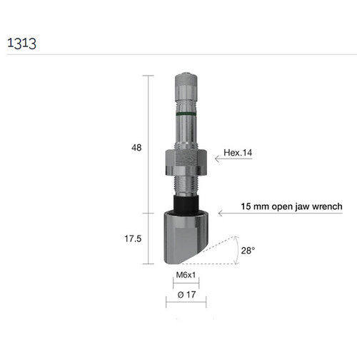 VALVOLA 1313 TPMS ALCOA