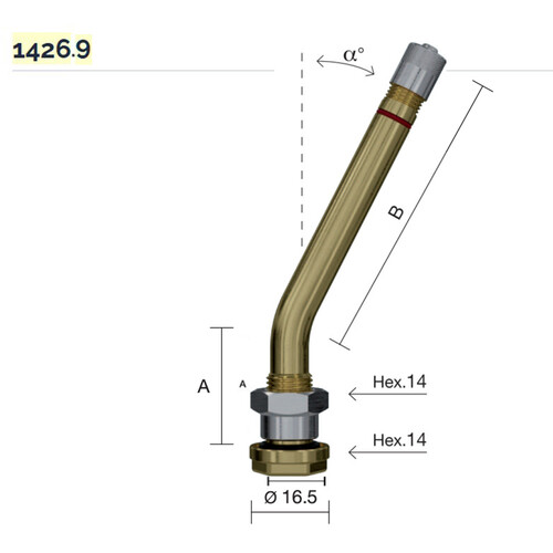 VALVOLA 1426.9 TPMS FERRO