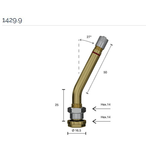 VALVOLA 1429.9 TPMS FERRO