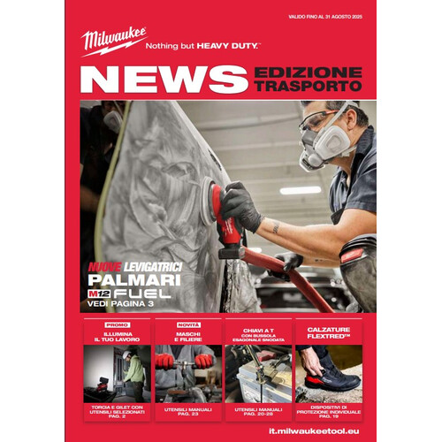VOLANTINO MILWAUKEE TRASPORTO