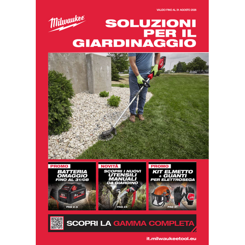 VOLANTINO MILWAUKEE GIARDINAGGIO